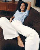 Pantalon straight relaxed "Évelyne"