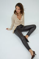Pantalon Slim Enduit "Théophile"