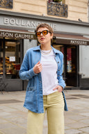 Veste longue "Doriane" - ANA & LUCY