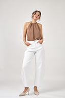 Jeans Barrel ( Cropped ) "Livia"