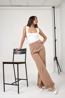 Pantalon straight relaxed "Évelyne"