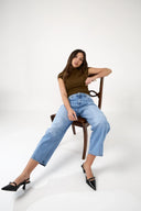 Jeans Barrel (Cropped) "Livia"