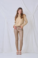 Pantalon Slim Enduit "Théophile" - ANA & LUCY
