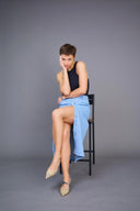 Jupe longue en jeans "Diane" - ANA & LUCY