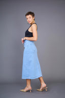 Jupe longue en jeans "Diane" - ANA & LUCY