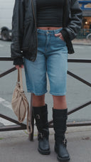 Baggy-Dad-Bermudashorts „Tanya“.