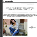 "ANA & LUCY" x "Marie Claire"