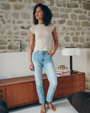 Straight-Leg Jeans "Elsa"
