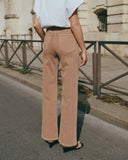 Pantalon straight relaxed "Évelyne"