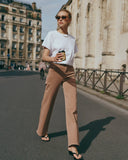 Pantalon straight relaxed "Évelyne"