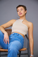 "Maria" Wide-Leg Jeans