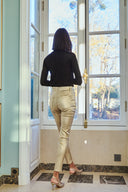 Beschichtete Slim-Hose „Théophile“