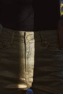 Beschichtete Slim-Hose „Théophile“