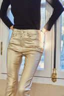 Pantalon Slim Enduit "Théophile"