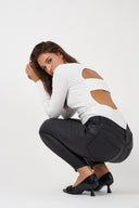 Pantalon Slim Enduit "Théophile"