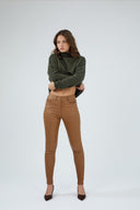 Pantalon Slim Enduit "Théophile"
