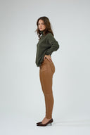 Pantalon Slim Enduit "Théophile"