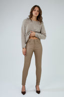 Pantalon Slim Enduit "Théophile"
