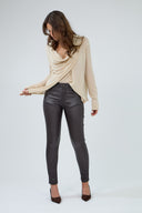 Pantalon Slim Enduit "Théophile"