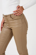 Pantalon Flare Enduit "Florence"