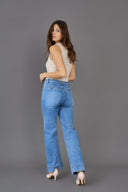"Solène" Wide-Leg Jeans