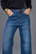 Jeans Wide Polaire "Naomie"