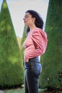 Pantalon Flare Enduit "Florence"