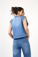 Gilet en denim "Matine"