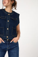 Gilet en denim "Matine"