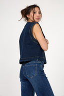 Gilet en denim "Matine"