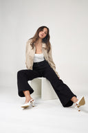 Pantalon straight relaxed "Évelyne"