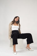 Pantalon straight relaxed "Évelyne"