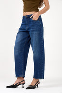 Jeans Barrel ( Cropped ) "Livia"