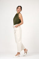 Jeans Barrel ( Cropped ) "Livia"