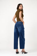 Jeans Barrel ( Cropped ) "Livia"