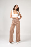 Pantalon straight relaxed "Évelyne"