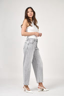 Jeans Barrel ( Cropped ) "Livia"