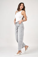 Jeans Barrel ( Cropped ) "Livia"
