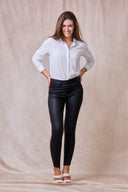 Pantalon Slim Enduit "Théophile"