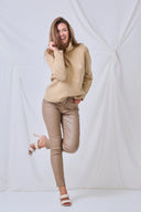 Pantalon Slim Enduit "Théophile"