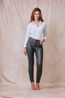 Pantalon Slim Enduit "Théophile"