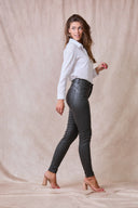 Pantalon Slim Enduit "Théophile"