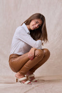 Pantalon Slim Enduit "Théophile"