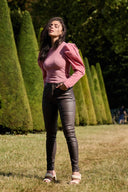 Pantalon Slim Enduit "Théophile"