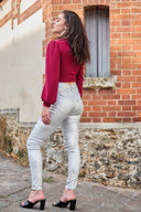 Pantalon Slim Enduit "Théophile"