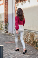 Pantalon Slim Enduit "Théophile"