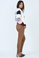 Pantalon slim push-up marron de la marque ANA & LUCY