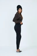 Pantalon slim push-up noir ANA & LUCY pour femme
