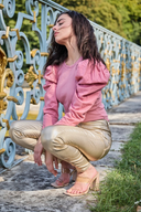 Pantalon Slim Enduit "Théophile"